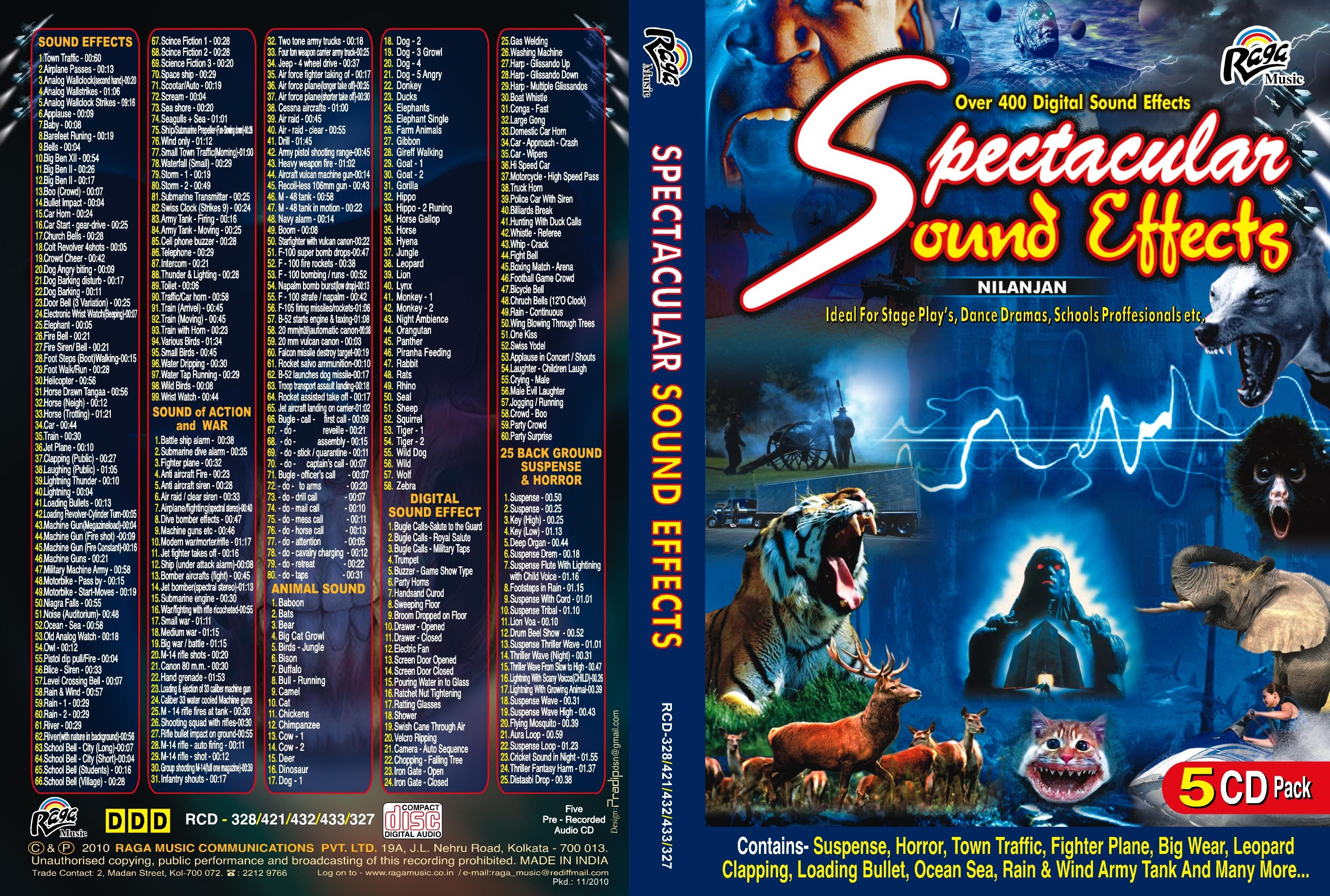 Spectacular Sound Effects 5CD