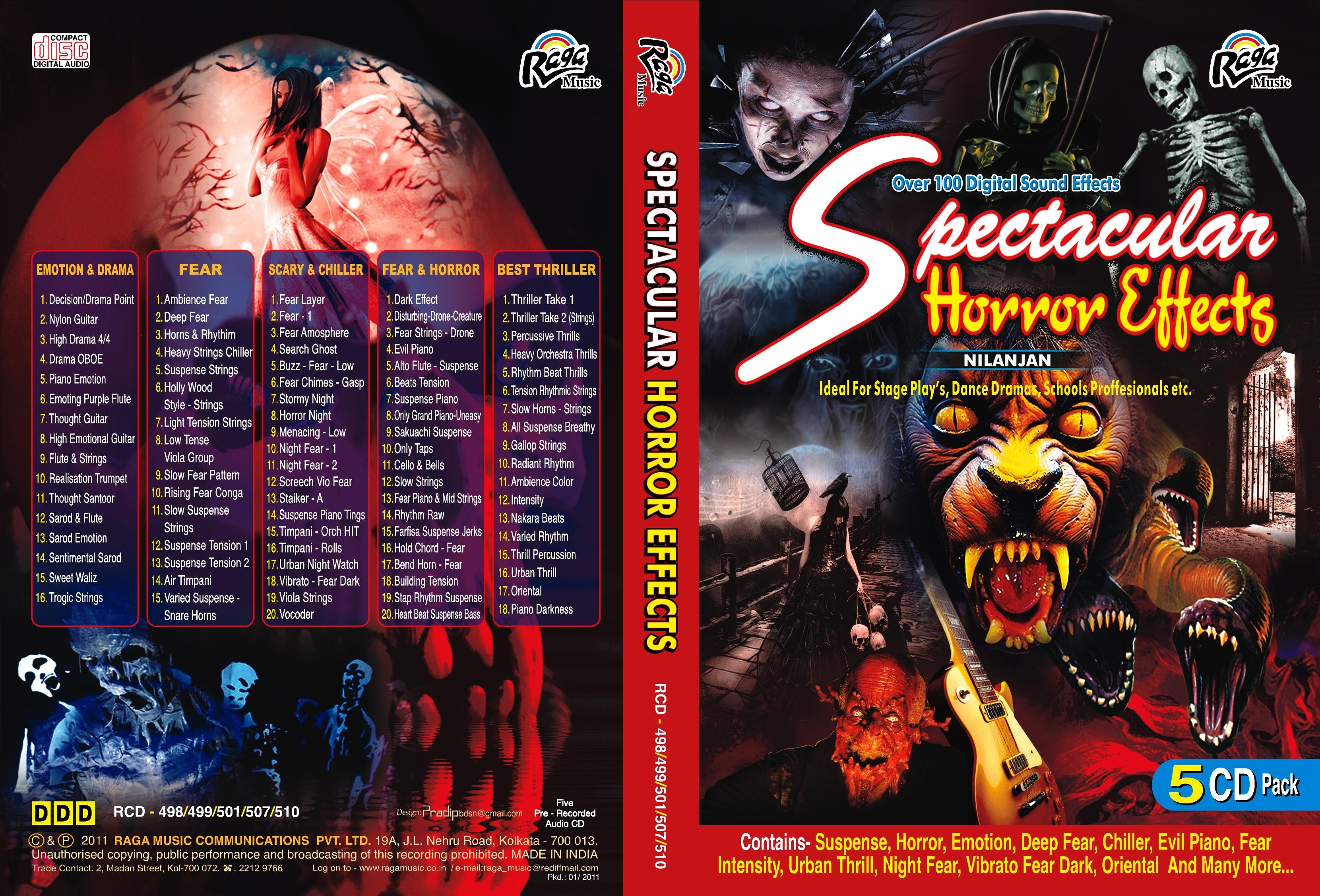 Spectacular Horror Effects 5CD